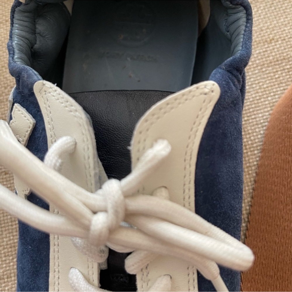 Tory Burch Blue and White Athletic Shoes - Picture 6 of 8